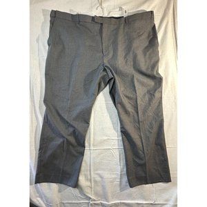 Colours by Alexander Julian Men's Dress Pants Stretch Waist Gray Size W56 L30
